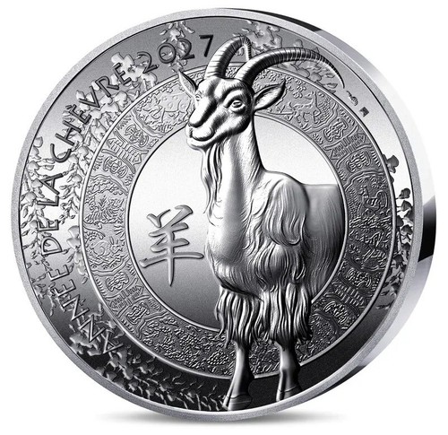 Euro münze jahr der ziege - 20,
