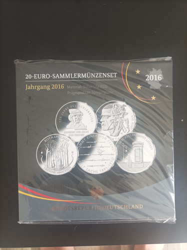 Euro sammlersatz 2016 - 20,