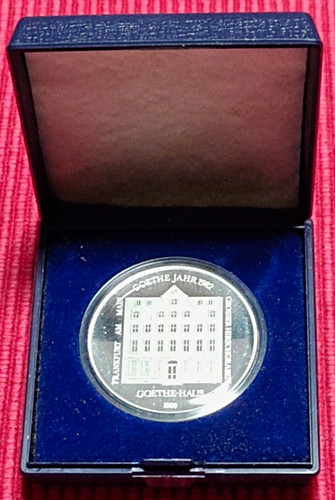 Goethejahr 1982 silbermedaille - 1982,