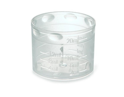 Transparenter messbecher 20 - transparenter,