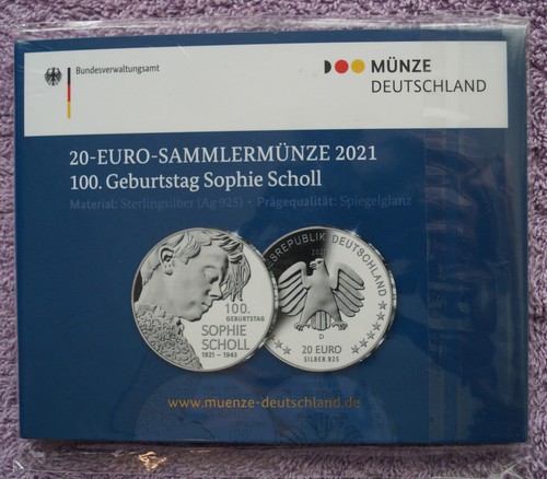 Euro brd 2021 präge - 20, d