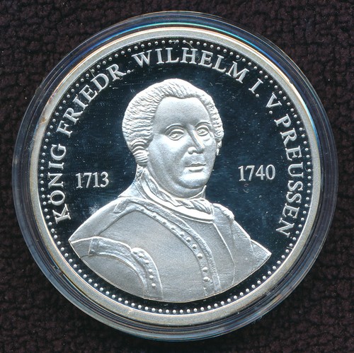 Silbermedaille könig - silbermedaille, "könig