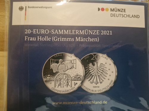 Brd 2021 euro frau holle - brd, in