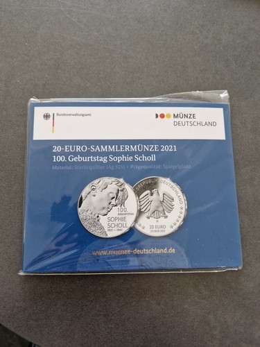 Euro deutschland 2021 100 - 20,